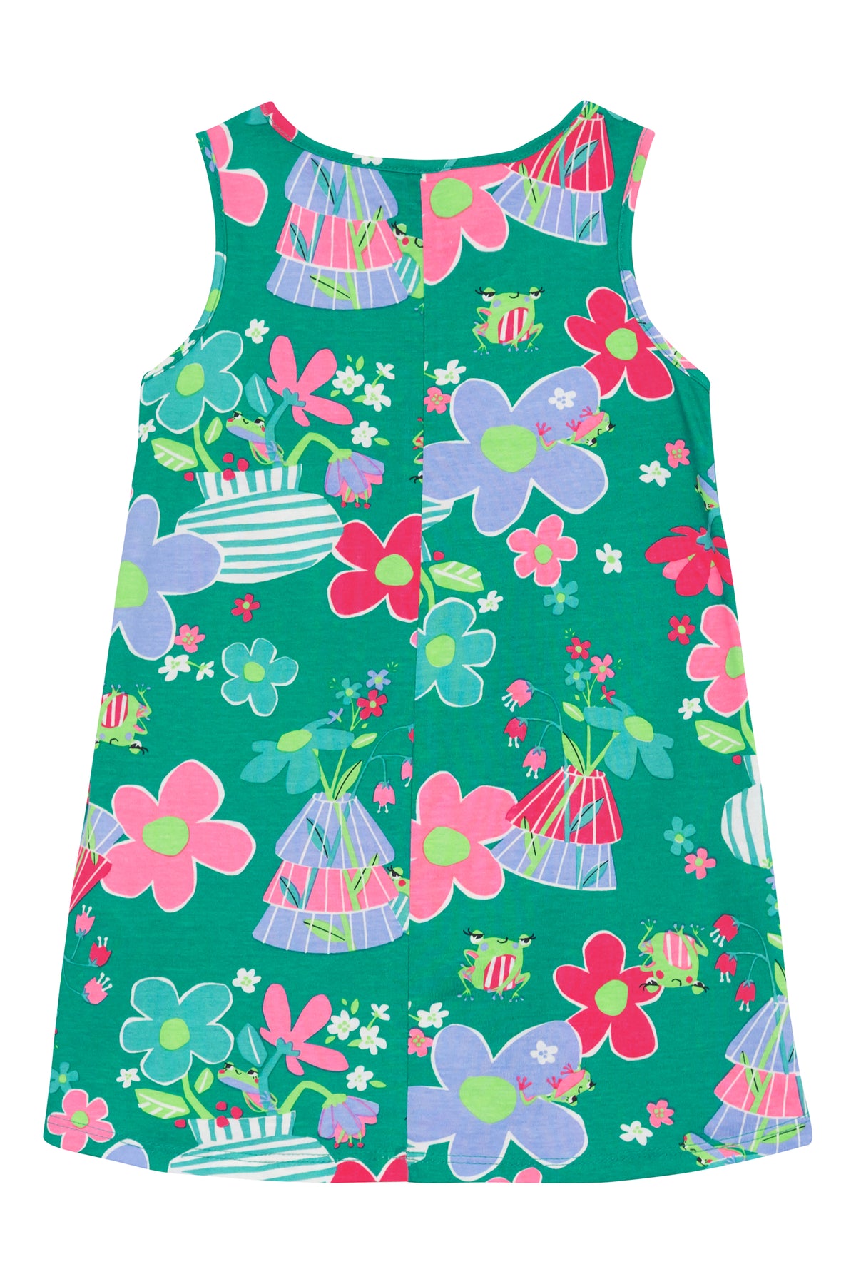 Vestido verde flores niña Bee Loop 18350-FL0151