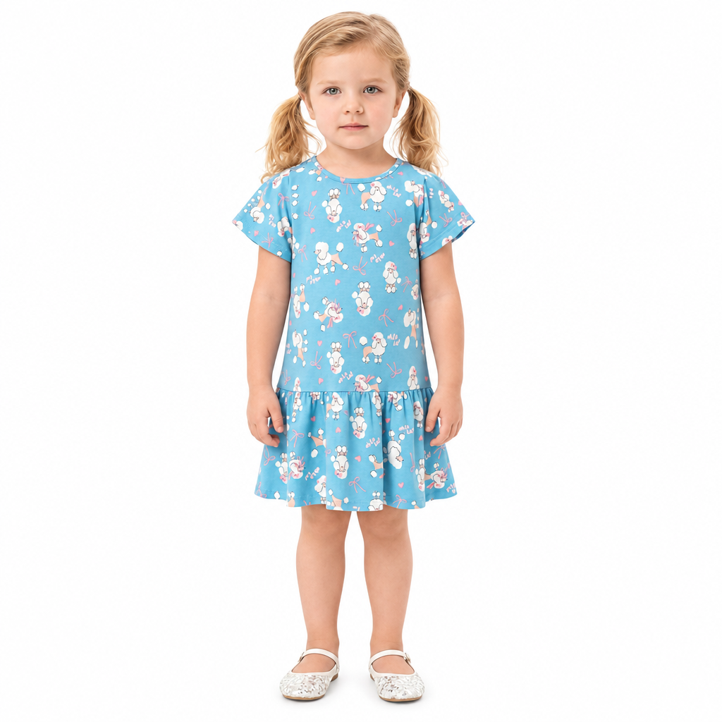 Vestido azul celeste niña Bee Loop 18359-AB2600
