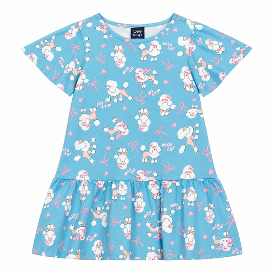Vestido azul celeste niña Bee Loop 18359-AB2600