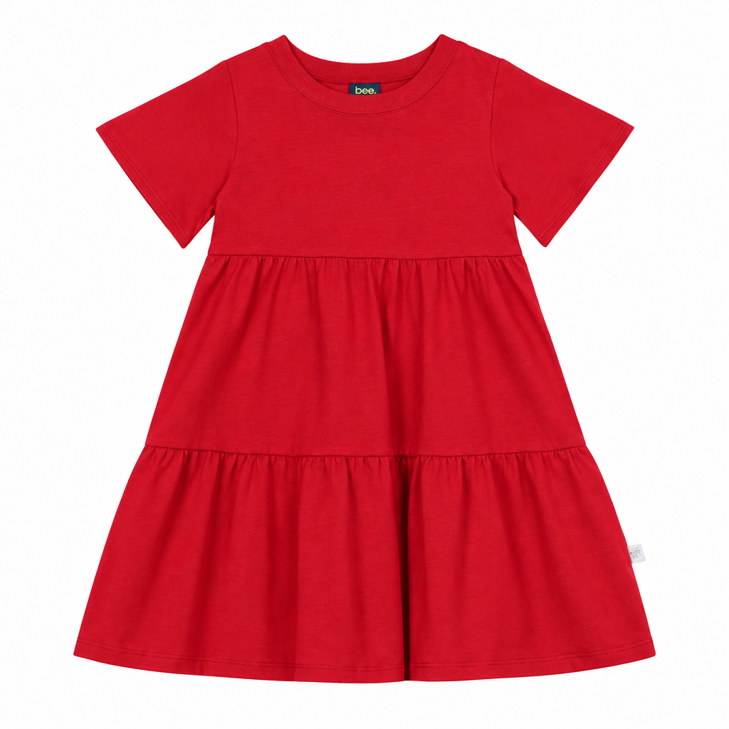 Vestido rojo niña Bee loop 18366-191763