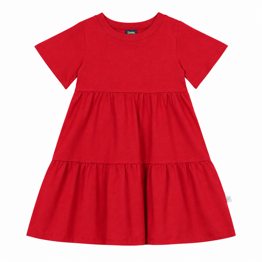 Vestido rojo niña Bee loop 18366-191763