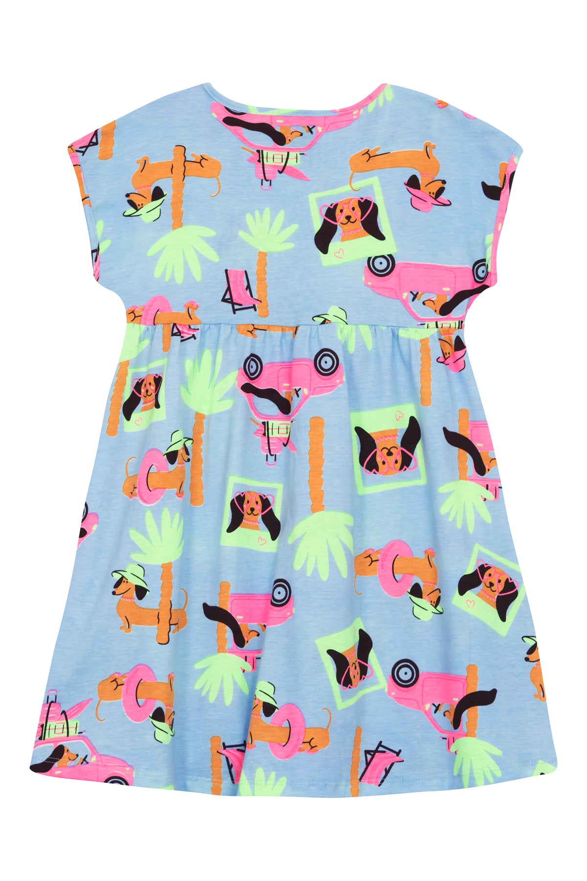 Vestido azul celeste perrito niña Bee Loop 18372-AB2603