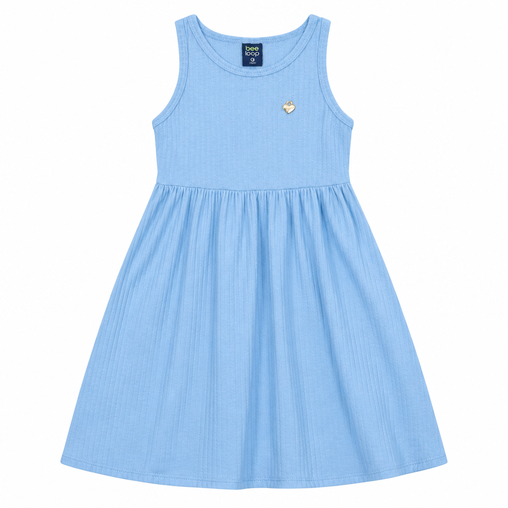 Vestido azul celeste niña Bee loop 18374-144123