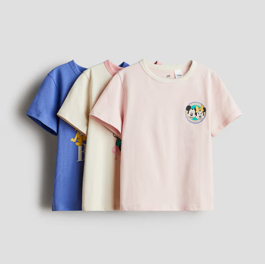 Set 3 camisas minnie Disney H&M niña