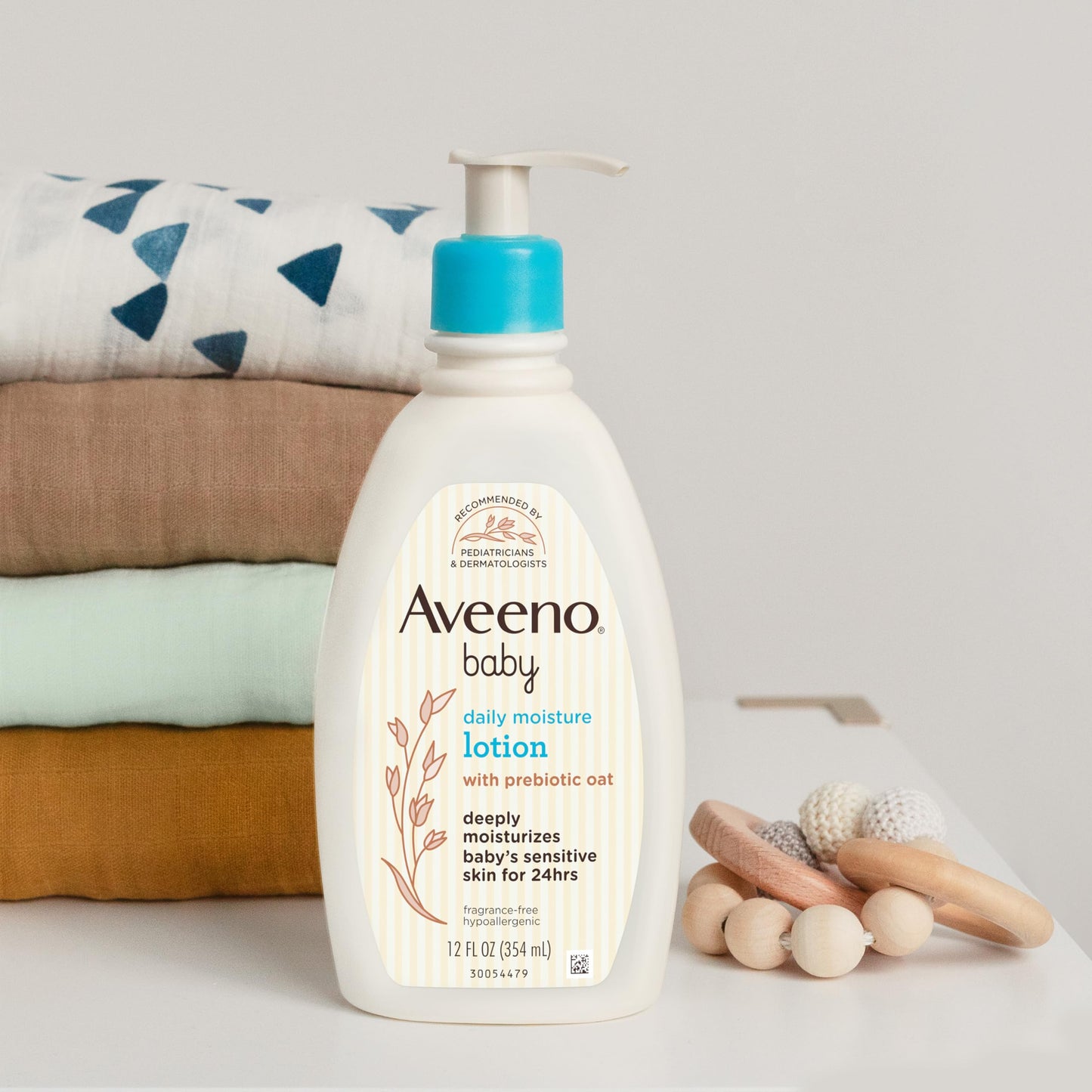 Aveeno daily moisture crema bebe niña niño 18 oz 532 ml