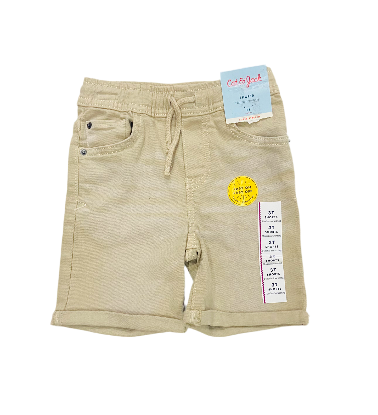 Short jean beige Cat & Jack  niño