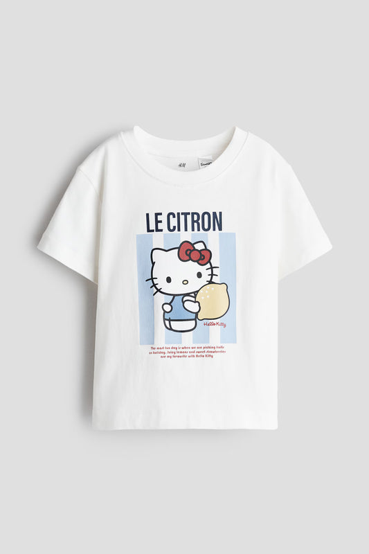Camisa blanca Hello Kitty niña H&M 1330875007