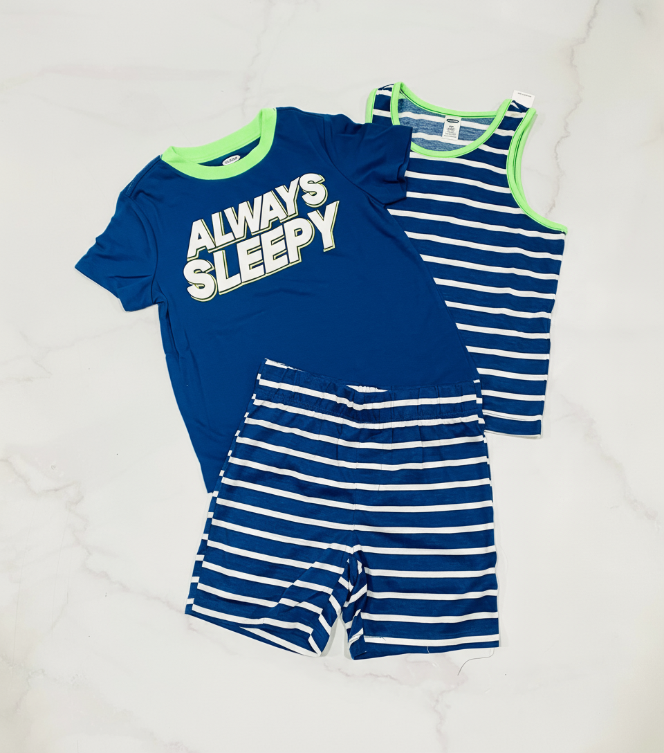 Pijama Set 3 piezas old navy niño