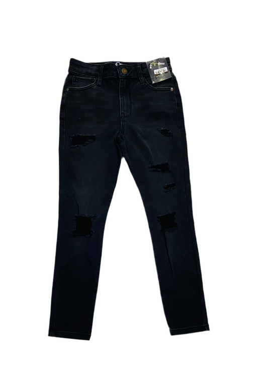 Pantalón Jeans negro roto cat & jack niña