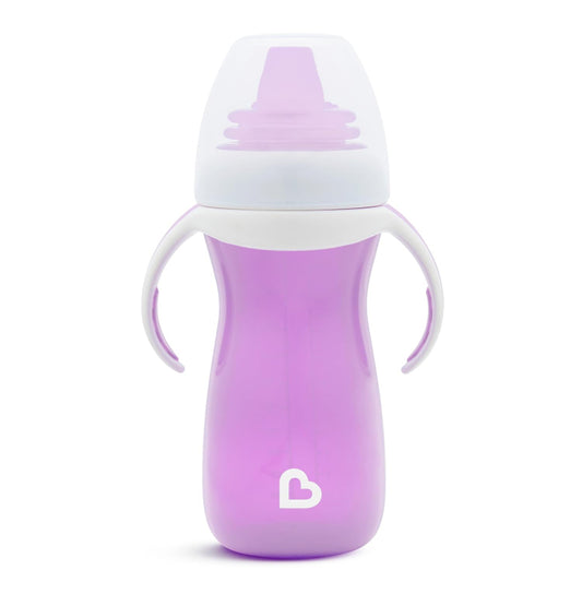 Vaso antiderrame morado munchkin bebe