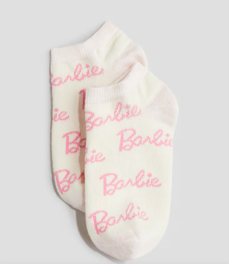 Calcetines H&M 5 pares niña barbie