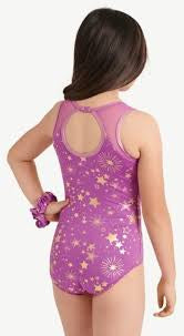 Leotardo Dance Gym morado niña Justice gimnasia