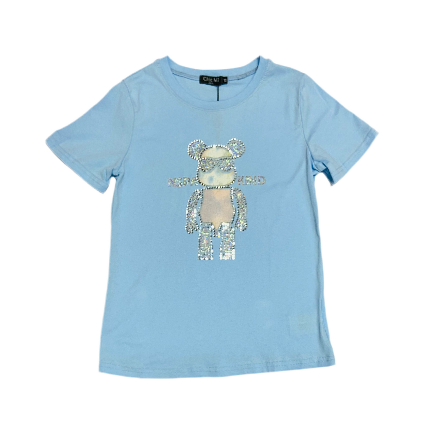 Camisa azul celeste oso niña Chic mi CTG1253-58