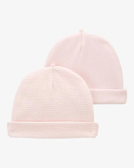 Set Gorro rosado bebe niña Carters 1Q479410