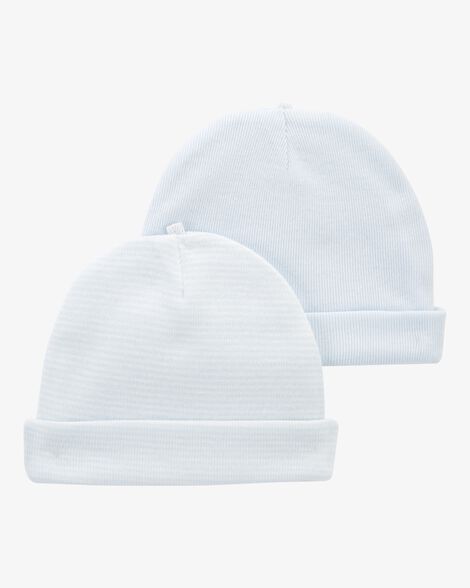 Set Gorro azul celeste bebe niño Carters 1Q487410
