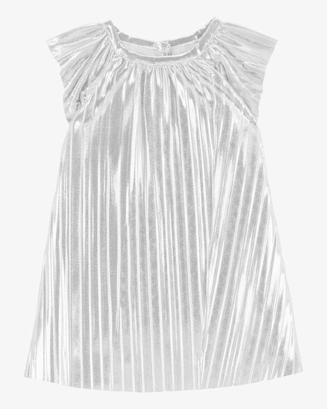 Vestido plateado metàlico bebe niña Oshkosh 36775664