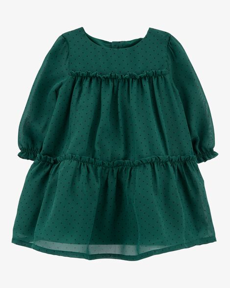 Vestido verde bebe niña Carters 99158000 eventos