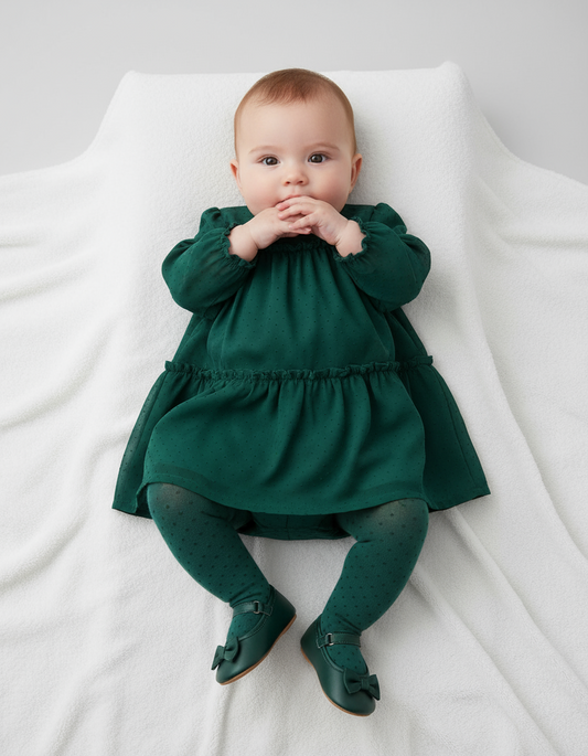 Vestido verde bebe niña Carters 99158000 eventos