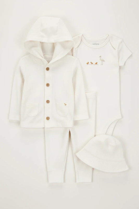 Set 3 piezas sueter mameluco pantalón bebe niño Carters 1S944710