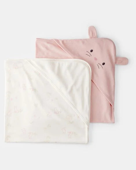 Set 2 sabanas cobija rosada bebe niña Carters 1S962410
