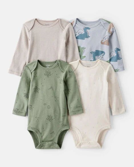 Set 4 mamelucos dragones bebe niño Carters 1T582810