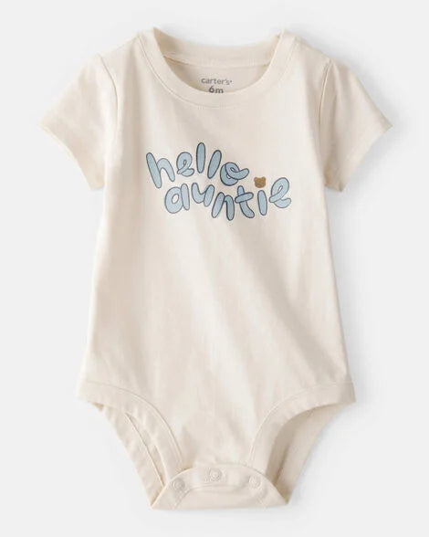 Mameluco beige bebe niño Carters 1U267110