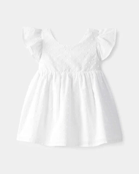 Vestido blanco bebe niña Oshkosh 1U531210