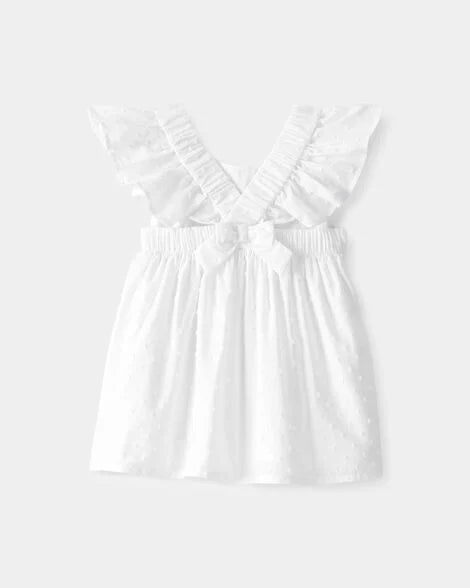 Vestido blanco bebe niña Oshkosh 1U531210