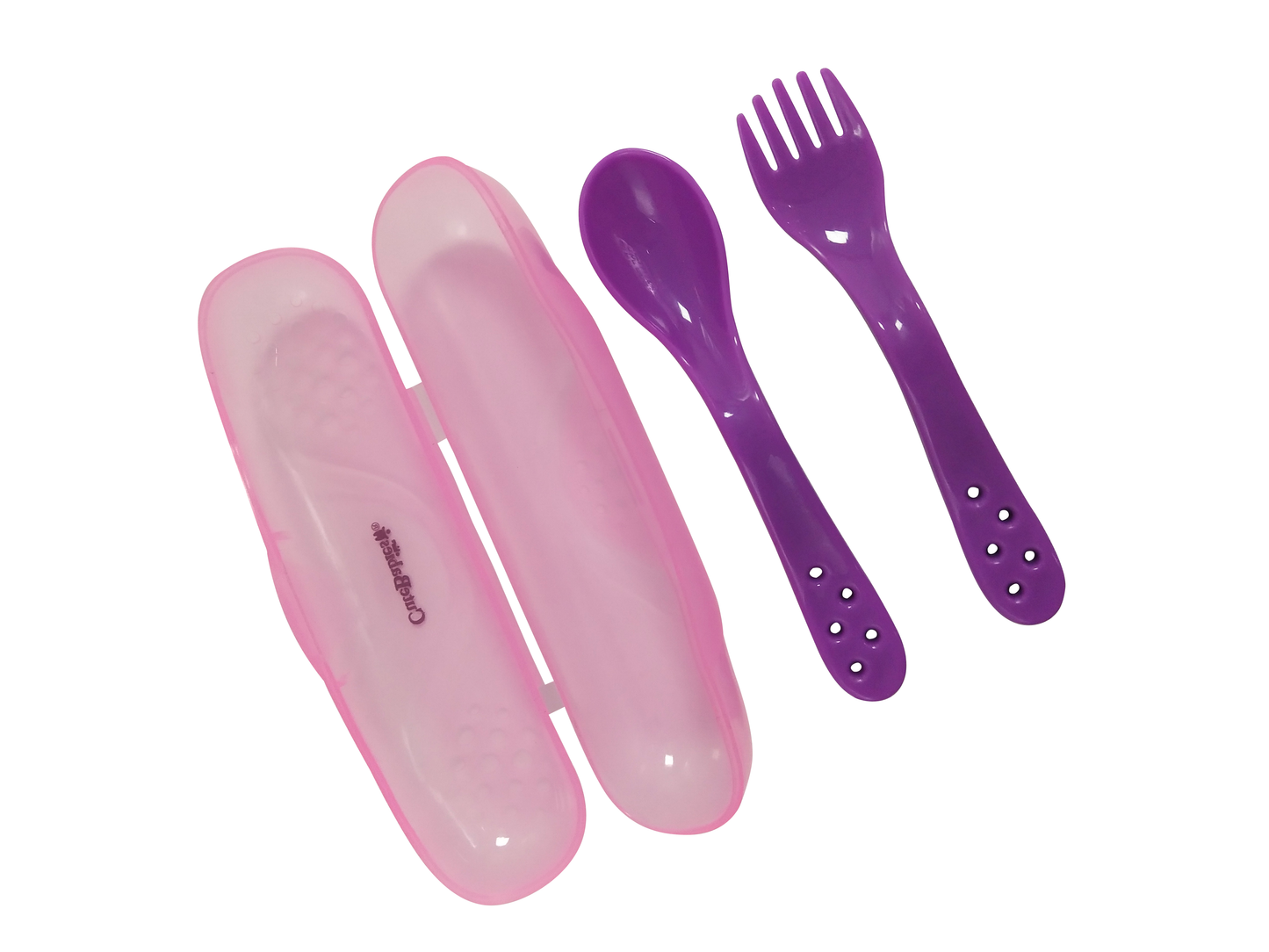 Set de cubiertos morado cutebabies