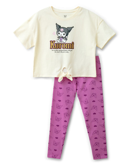 Conjunto kuromi set niña camisa leggings St.Jack's 2000143803