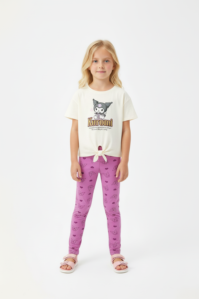 Set conjunto kuromi niña camisa leggings St Jacks 2000143803