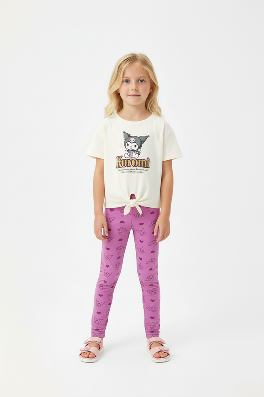 Set conjunto kuromi niña camisa leggings St Jacks 2000143803