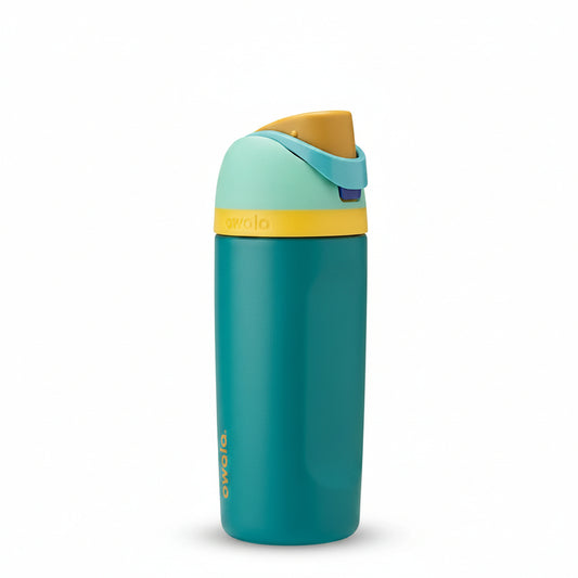 Termo termico Owala verde naranja 16 oz