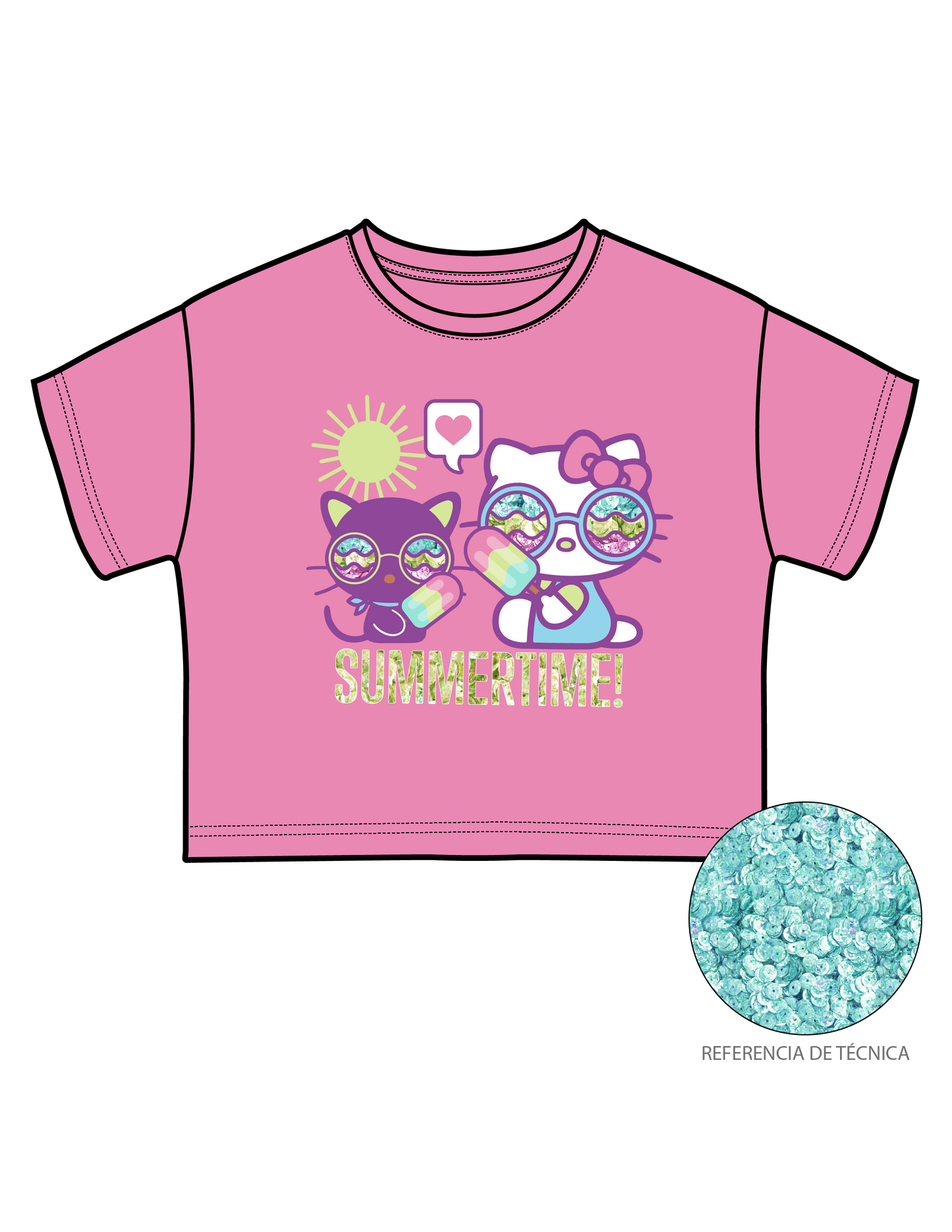 Camisa blusa kitty fun manga corta niña St. Jack's 2030197501