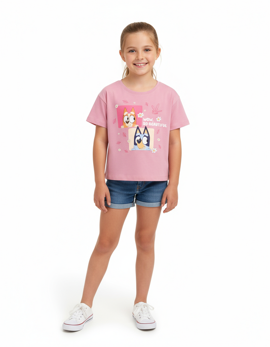 Camisa rosada bluey beautiful St Jacks niña 2030198501