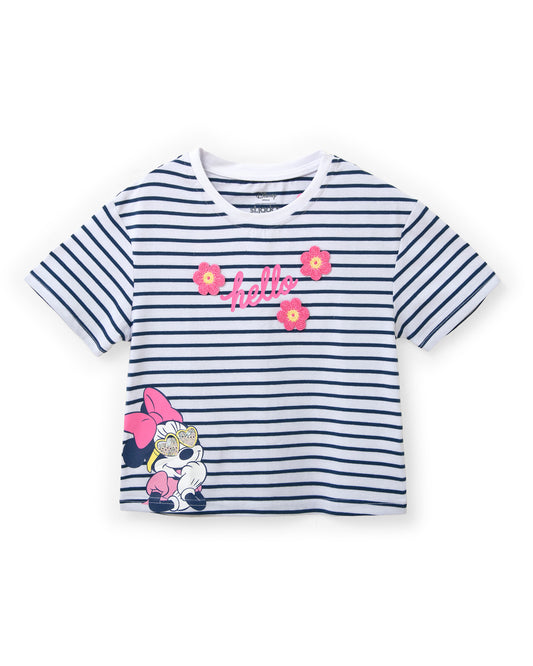 Camisa blanca negra minnie niña St Jacks 2030215203