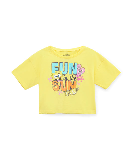 Camisa niña amarilla Bob Esponja St Jacks 2030216003