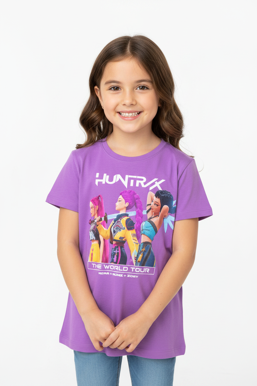 Camisa morada niña K pop Huntrix St Jacks 2030221102