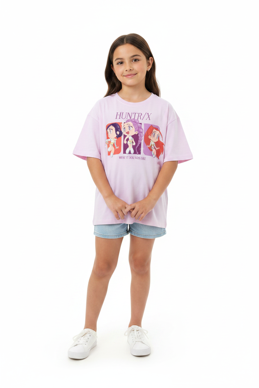 Camisa rosada Huntrix K pop niña St Jacks 2030221303