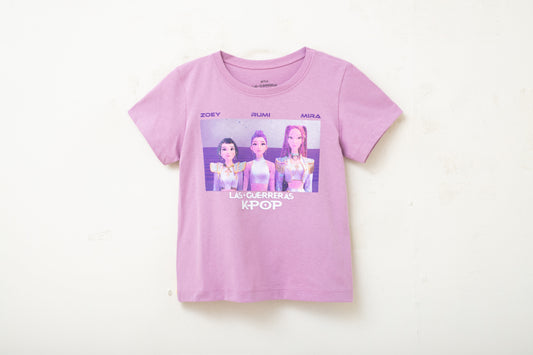 Camisa morada guerreras kpop Huntrix niña St Jacks 2030223303