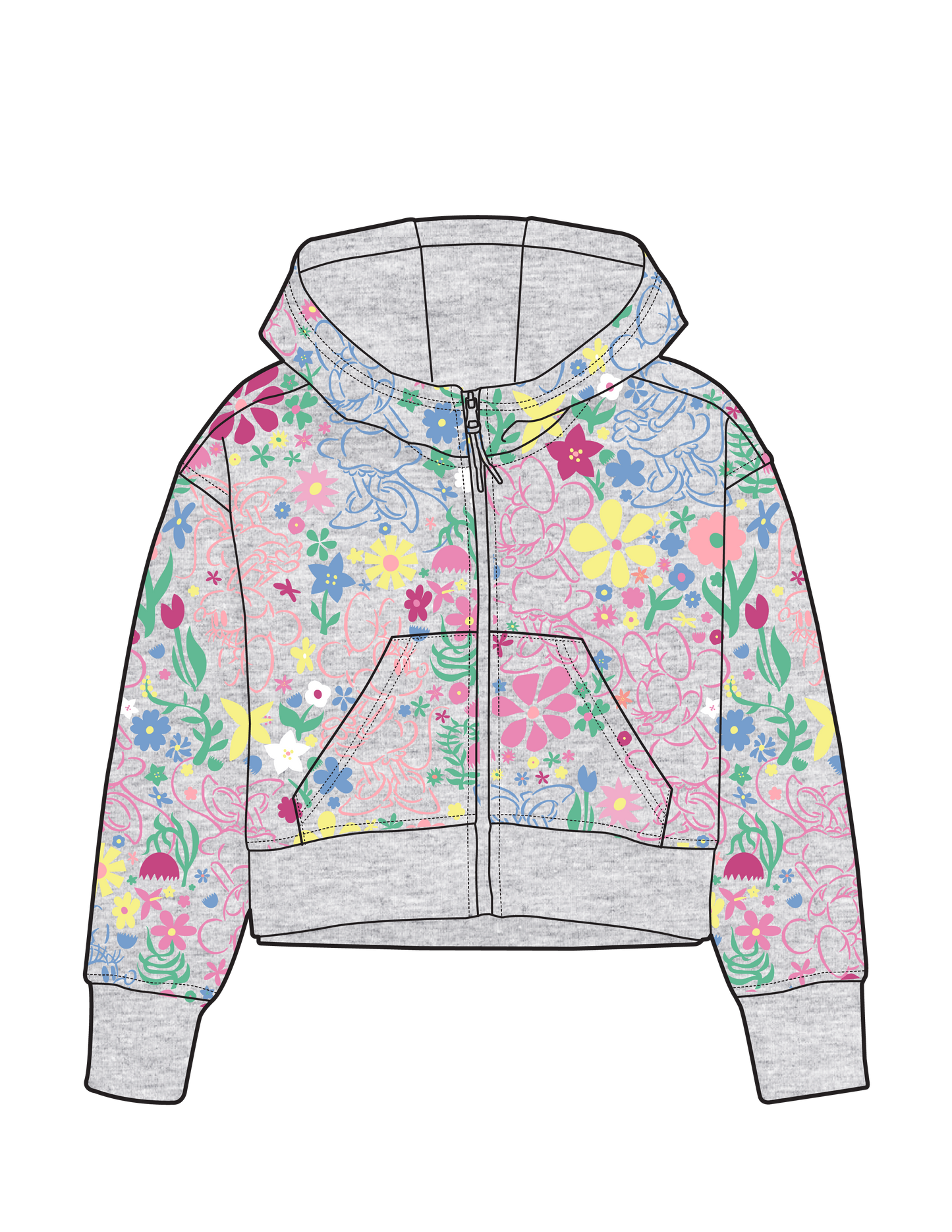 Sueter sudadera botanic minnie para niña Disney 2050023701