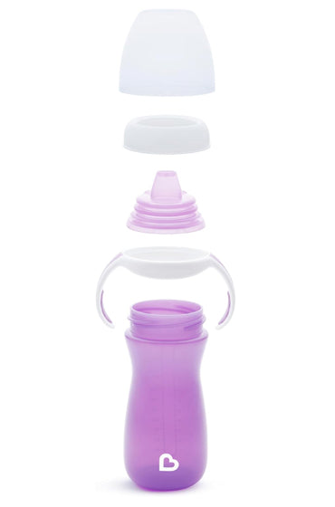 Vaso antiderrame morado munchkin bebe