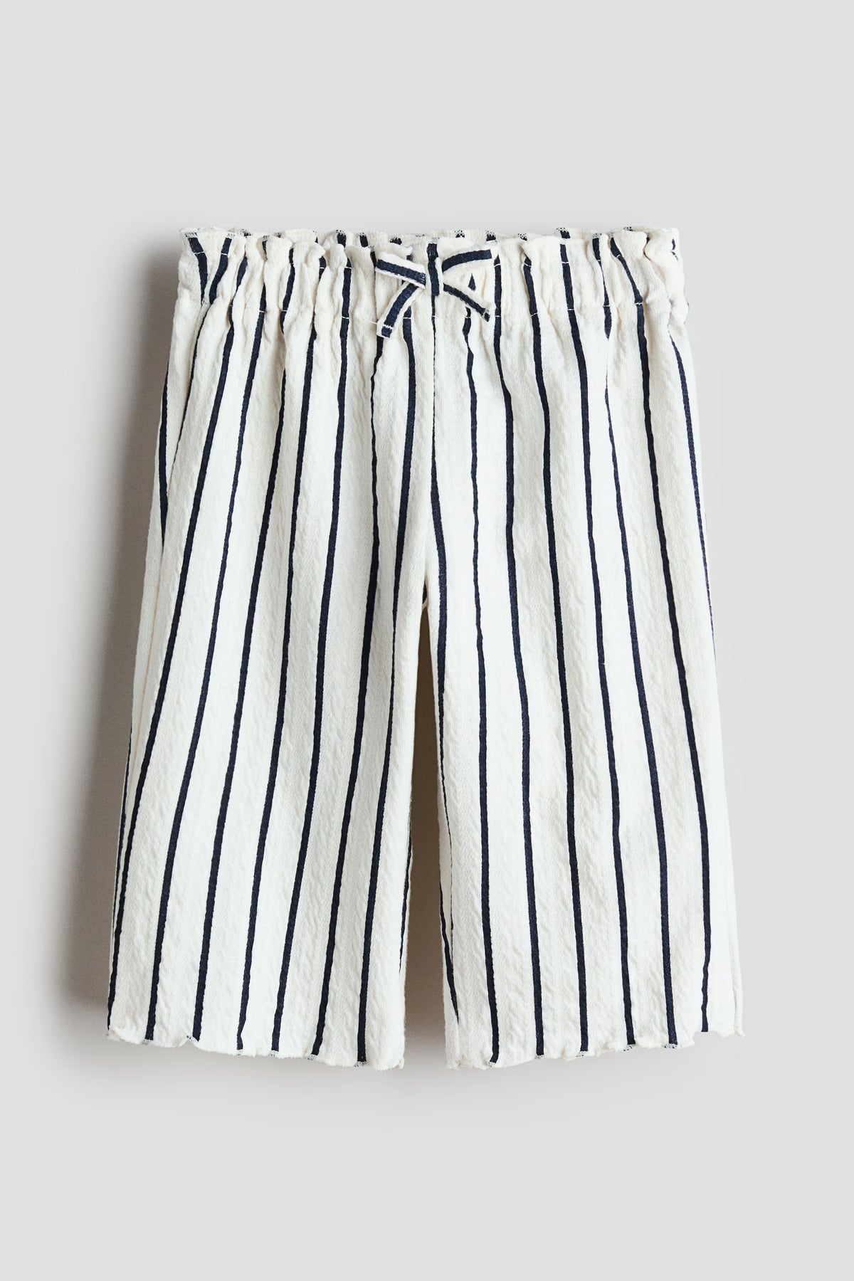 Pantalon rayas blanco azul old money niño H&M 1324966004