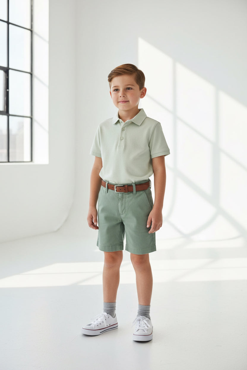 Short verde niño Oshkosh 3S589210