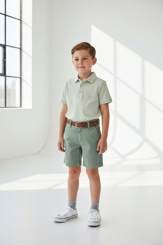 Short verde niño Oshkosh 3S589210