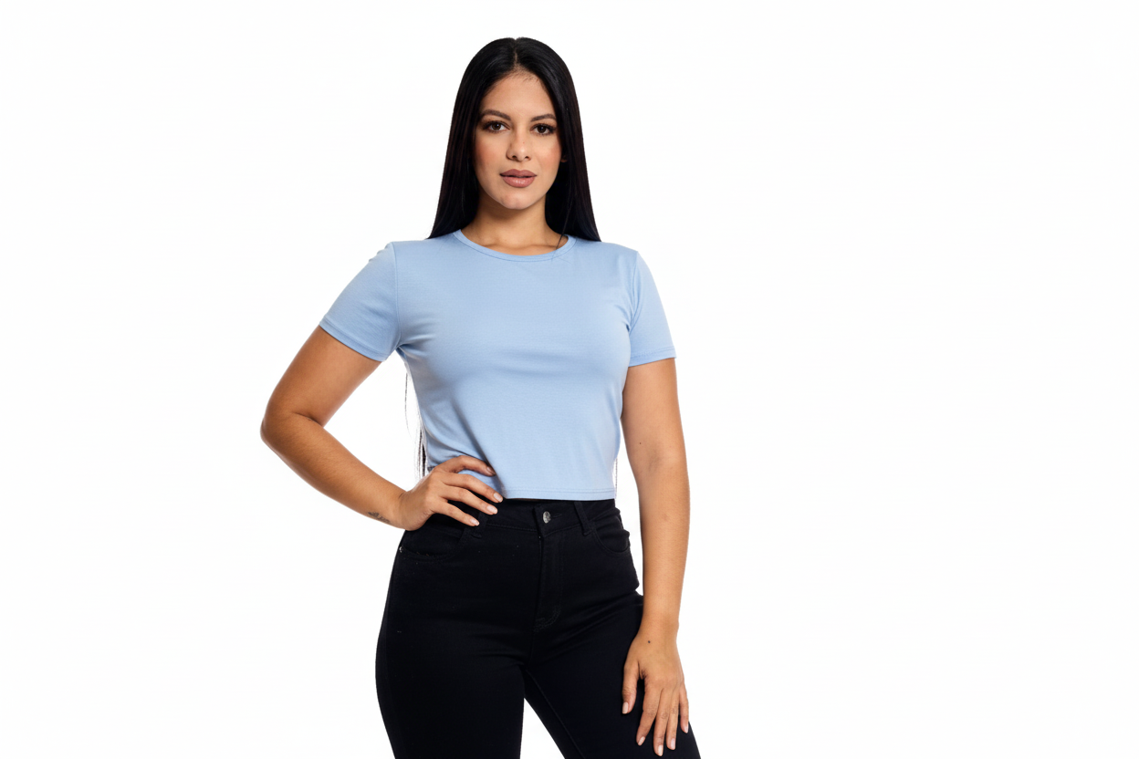 Camisa dama blusa azul Chic mi CTD1155-31 390345