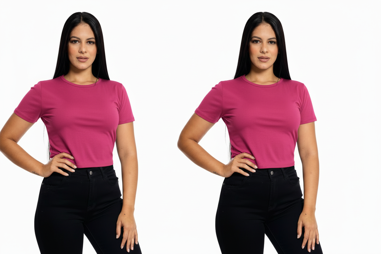 Camisa dama blusa rosado fucsia Chic mi CTD1155-31 390345