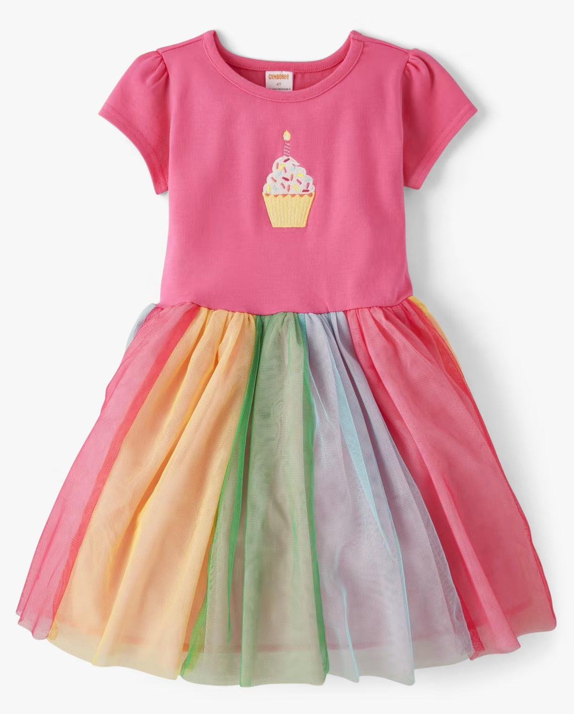 Vestido tutu rosado pastel cumpleaños niña Gymboree 03658992