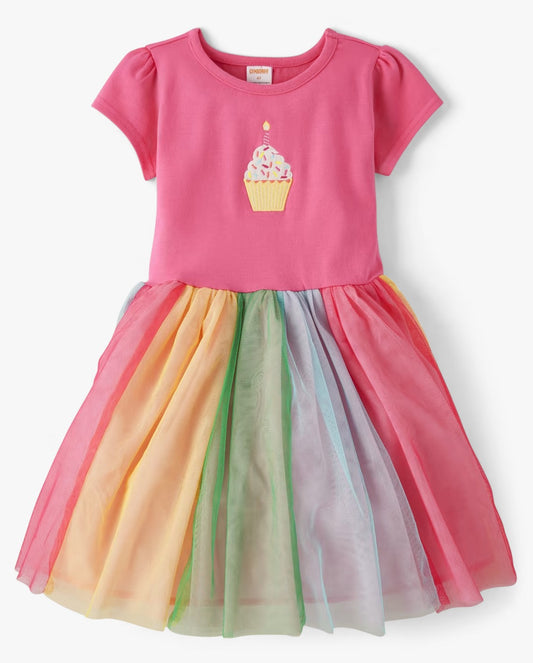 Vestido tutu rosado pastel cumpleaños niña Gymboree 03658992