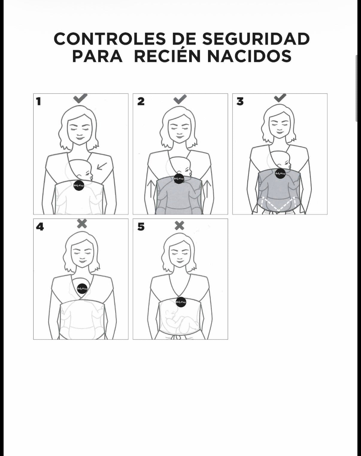 Cargador de bebe niña niño fular algodón hipoalargenico